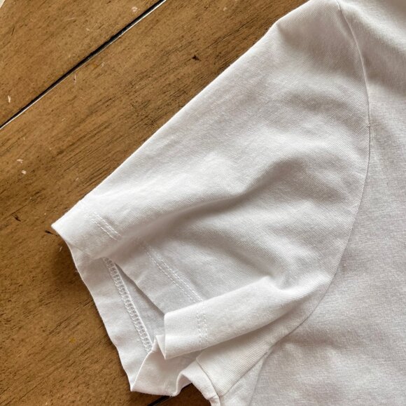 & Other Stories Crewneck T-Shirt w/ Logo/Graphics Ciao Paris / Kiss. Size 4. - Picture 2 of 4